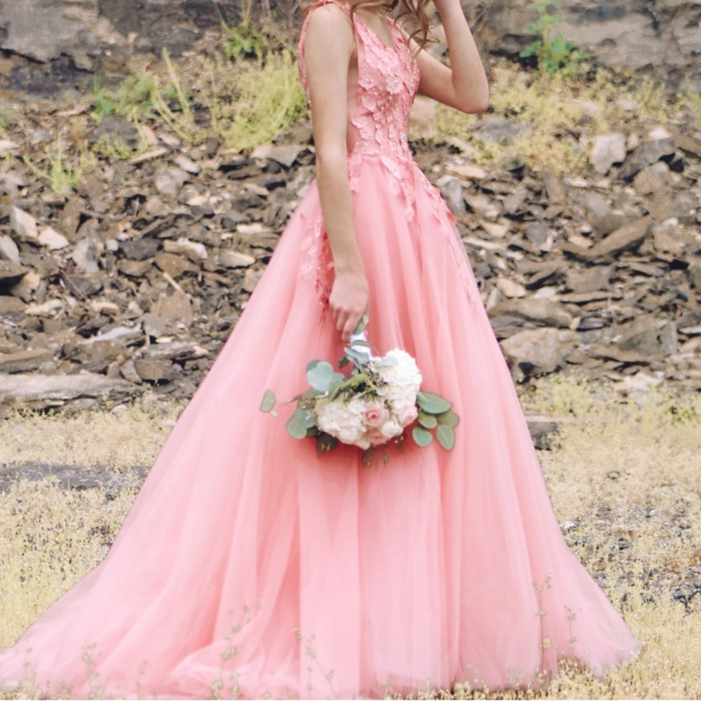 Jovani pink ball gown